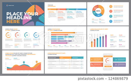 Presentation template design Presentation template design 124869879