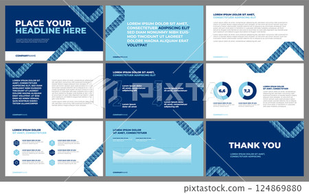 Presentation template design Presentation template design 124869880