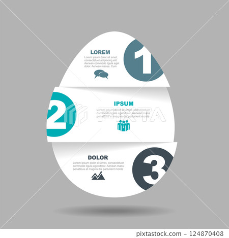 Infographic design template with place for your data. Vector illustration. Infographic design template with place for your data. Vector illustration. 124870408