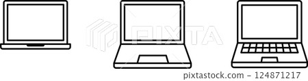 Computer and laptop icon 2 Computer and laptop icon 2 124871217