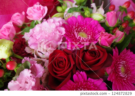 Close-up of a pink bouquet Close-up of a pink bouquet 124872829