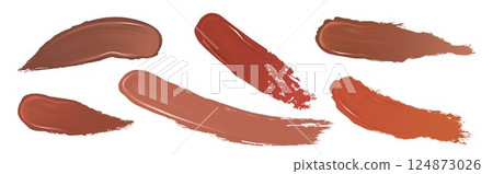 Dark skin foundation swatch set 124873026