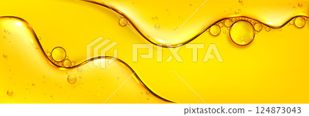 Cosmetic oil texture with air bubbles Cosmetic oil texture with air bubbles 124873043