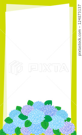 繡球花背景圖垂直背景 繡球花背景圖垂直背景 124873137