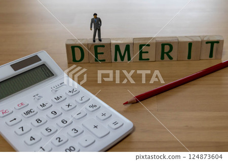 Letter Blocks DEMERIT Disadvantages Calculator Letter Blocks DEMERIT Disadvantages Calculator 124873604