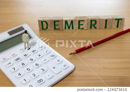 Letter Blocks DEMERIT Disadvantages Calculator Letter Blocks DEMERIT Disadvantages Calculator 124873610