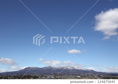 藍天下的赤城山 124875645
