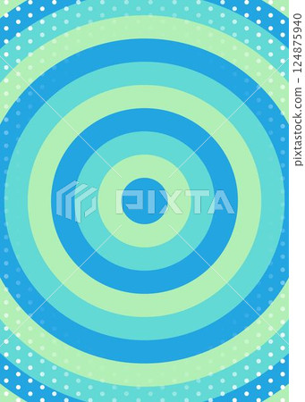 Image of concentric circles and dots pattern background, circular stripes, swirls, portrait orientation 124875940
