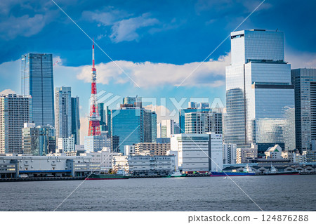 Tokyo: Odaiba on a clear day Tokyo: Odaiba on a clear day 124876288