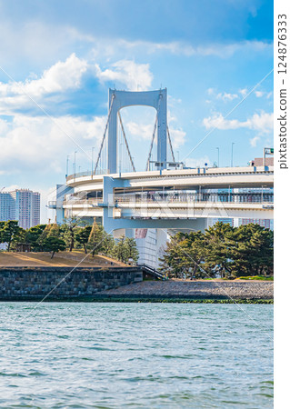 Tokyo: Odaiba on a clear day Tokyo: Odaiba on a clear day 124876333