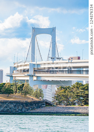 Tokyo: Odaiba on a clear day Tokyo: Odaiba on a clear day 124876334