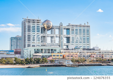 Tokyo: Odaiba on a clear day Tokyo: Odaiba on a clear day 124876355