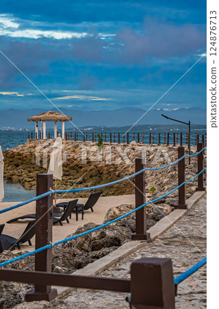 Scenery of Mactan Island, Cebu, Philippines 124876713