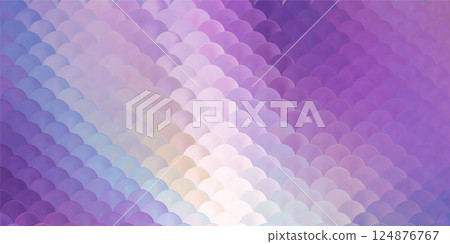 Soft pastel holographic mermaid, fish or snake scale. Iridescent skin 124876767