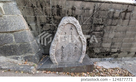 天王寺七丘口繩坡夕陽丘女子高中舊址石碑 124877771