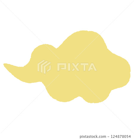 簡單時尚的蓬鬆手繪對話泡泡 簡單時尚的蓬鬆手繪對話泡泡 124878054