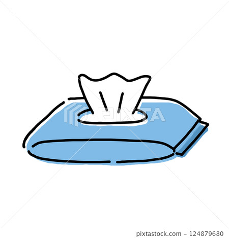 Wet wipes, clean, disinfectant 124879680