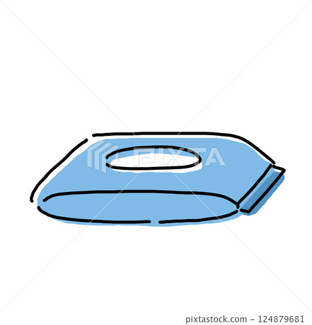 Wet wipes, clean, disinfectant 124879681