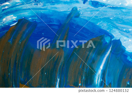 background, artistic texture, paint strokes for paper design, textile 124880132
