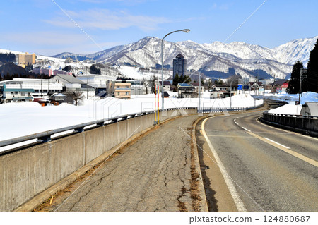 View towards Iwappara Ski Resort (Yuzawa Town, Niigata Prefecture) [March 2025] 124880687