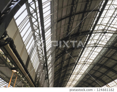 Amsterdam central train station tracks 124881182