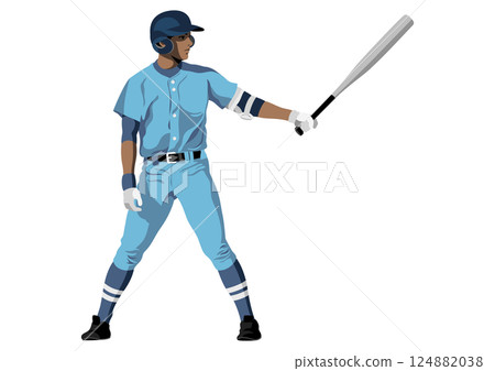 高中棒球擊球手 124882038