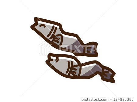 Niboshi(乾沙丁魚)-可愛又可愛的角色 Niboshi(乾沙丁魚)-可愛又可愛的角色 124883393