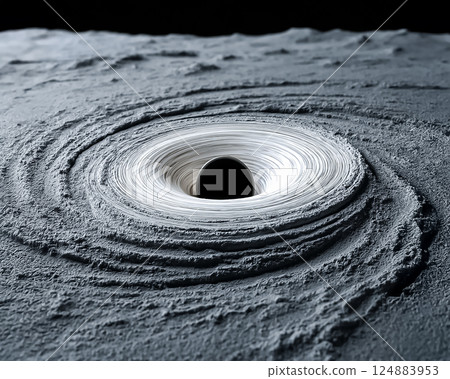 帶有黑洞影像的幾何背景 124883953