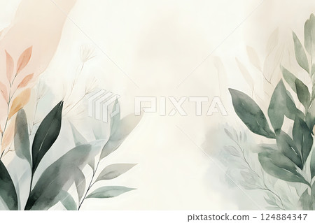 Delicate foliage arrangement creates an elegant botanical background wallpaper nature Delicate foliage arrangement creates an elegant botanical background wallpaper nature 124884347