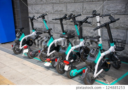 Electric kick scooters and electric assist bicycles Electric kick scooters and electric assist bicycles 124885253