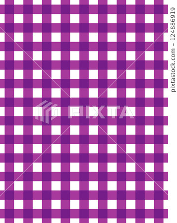 purple gingham check 124886919