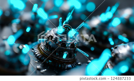 Nanobots rebuilding dentin structure from within a tooth cavity 124887233