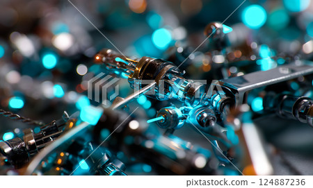 Nanobots rebuilding dentin structure from within a tooth cavity Nanobots rebuilding dentin structure from within a tooth cavity 124887236