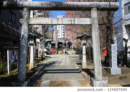 Torii gate at Ikejiri Inari Shrine, Ikejiri, Setagaya, Tokyo 124887899
