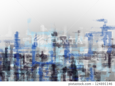 Abstract ink painting background material 124891146
