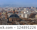 Panoramic view of Valencia, Spain 124891226