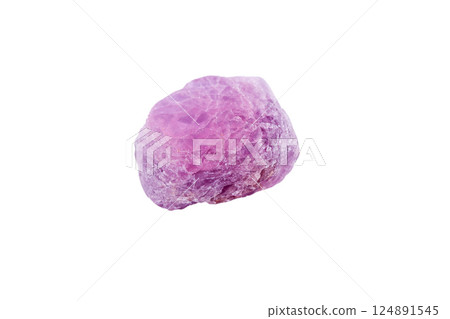 Spinel mineral stone on white background 124891545