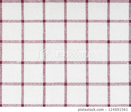 Red fabric checkered fabric from factory, towel Red fabric checkered fabric from factory, towel 124891561