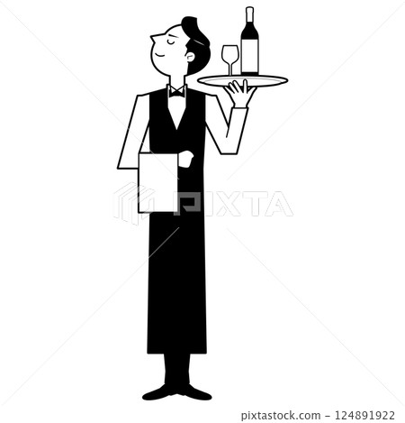 男性侍酒師 男性侍酒師 124891922
