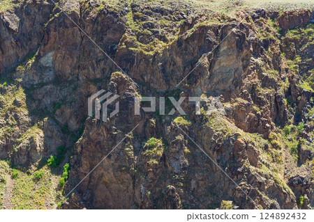 rocky mountains in almaty region. rocky plain in kazakhstan rocky mountains in almaty region. rocky plain in kazakhstan 124892432