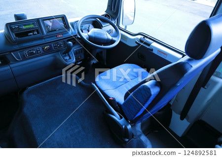 minibus driver's seat minibus driver's seat 124892581