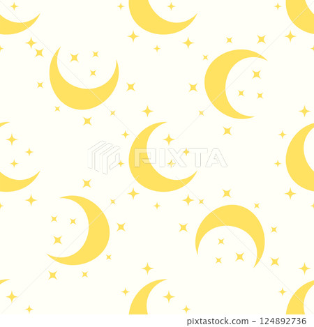 Silhouettes Magic symbols seamless pattern, with magical elements such as snake, eye, tarot cards, hand, skull. Witchcraft theme symbols and elements 124892736