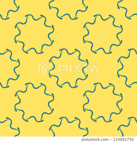 Silhouettes Magic symbols seamless pattern, with magical elements such as snake, eye, tarot cards, hand, skull. Witchcraft theme symbols and elements Silhouettes Magic symbols seamless pattern, with magical elements such as snake, eye, tarot cards, hand, skull. Witchcraft theme symbols and elements 124892756