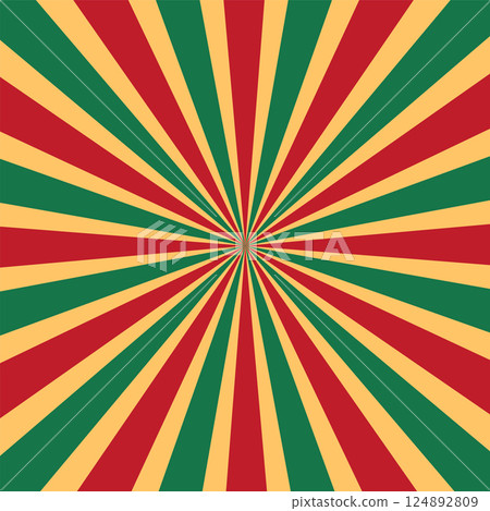 Circus background and spiral retro rays vector pattern. Vintage poster of red white sun or star burst radial lines with grunge texture, circus, carnival, summer fair or chapiteau backdrop Circus background and spiral retro rays vector pattern. Vintage poster of red white sun or star burst radial lines with grunge texture, circus, carnival, summer fair or chapiteau backdrop 124892809