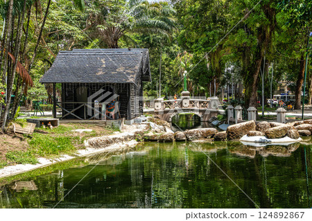 Praca Batista Campos in the city of Belem, in the state of Para, Brazil. Praca Batista Campos in the city of Belem, in the state of Para, Brazil. 124892867