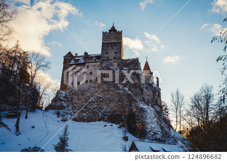 Old Historical Castle Of Bron In Romania  124896682