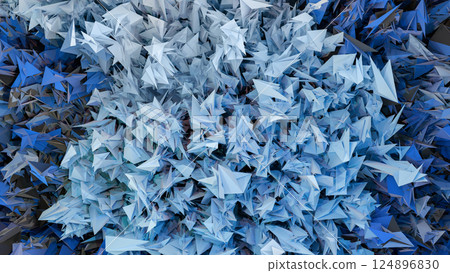 Abstract Blue Ice Spikes Texture Background 3D Illustration Abstract Blue Ice Spikes Texture Background 3D Illustration 124896830