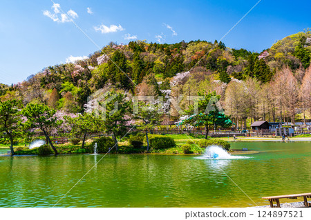 Spring Fishing Park Tokyo Summerland Spring Fishing Park Tokyo Summerland 124897521