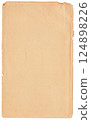 Old paper texture background with tattered edges 124898226