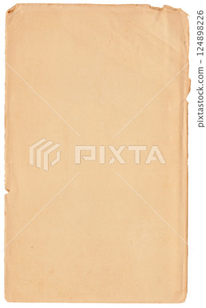 Old paper texture background with tattered edges 124898226